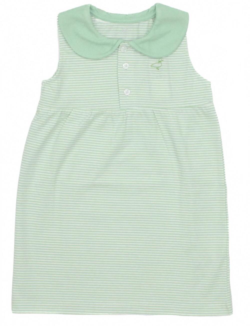 NEW PROPERLY TIED girls jackson dress in mint stripe